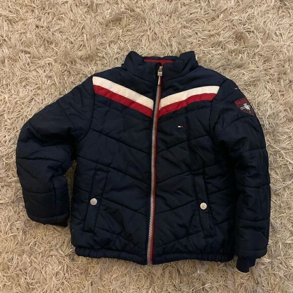 Boys Tommy Hilfiger puffer jacket size 5/6 - Picture 1 of 6